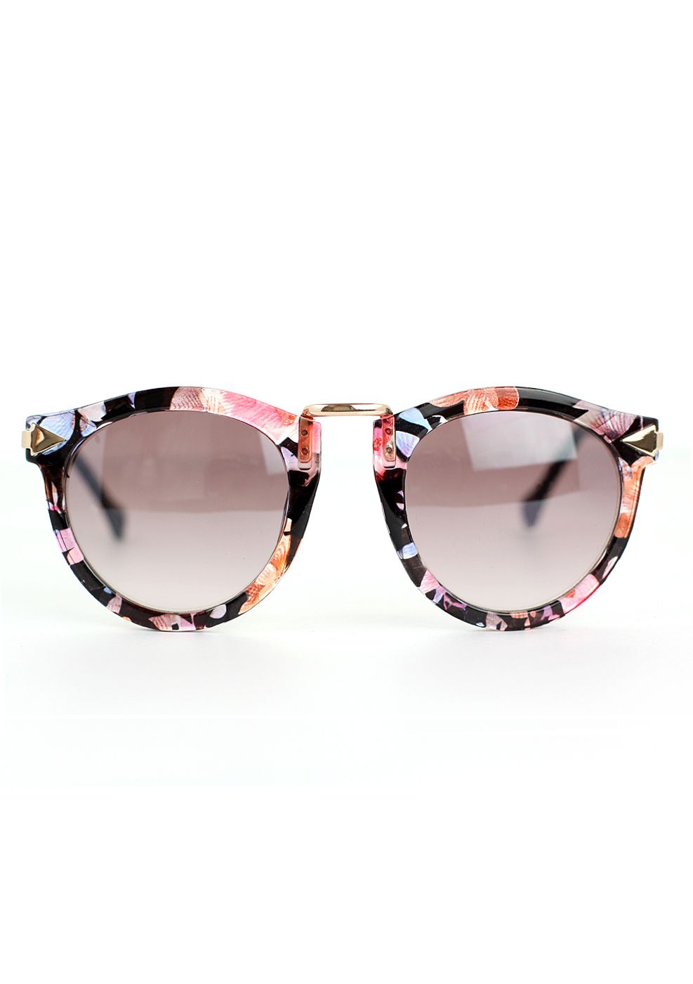 Multi-Color Sunglasses with Metal Detail
