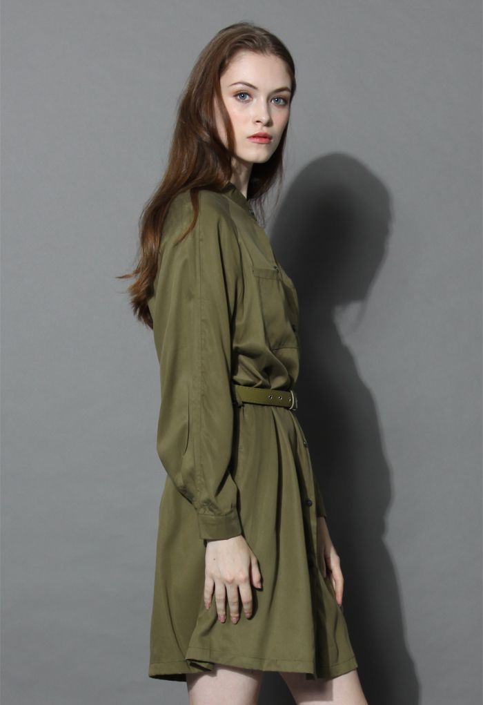 Olive the Simple Shirt Dress