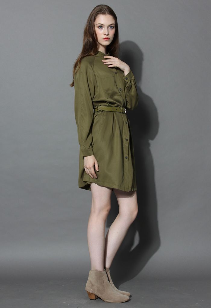 Olive the Simple Shirt Dress