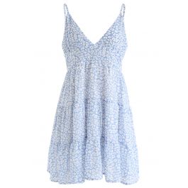 Enchanted Floret Chiffon Mini Cami Dress - Retro, Indie and Unique Fashion
