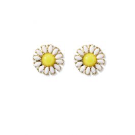 Cheerful Daisy Beads Stud Earrings - Retro, Indie and Unique Fashion