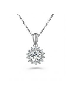 Star Pendant Moissanite Diamond Necklace