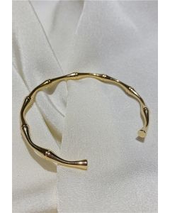 Bamboo Shape Simple Open Bracelet