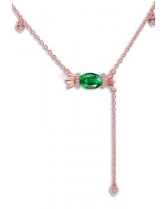 Candy Emerald Gem Drop Necklace 