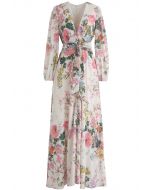 Only In Dreams Floral Button Down Maxi Dress